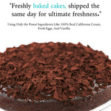 Andy Anand Exquisite 9" Triple Chocolate Cake, Made Fresh Daily - 2.6 lbs - Andyanand