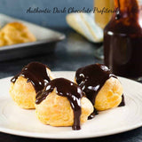 Andy Anand Fresh Dark Chocolate Profiterole, French Cream Puff, 38 pcs, Made in France, Slowly savor for an amazing experience with a luxuriously creamy feel (1.3 lb) - Andyanand