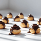 Andy Anand Fresh Dark Chocolate Profiterole, French Cream Puff, 38 pcs, Made in France, Slowly savor for an amazing experience with a luxuriously creamy feel (1.3 lb) - Andyanand