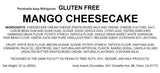 Andy Anand Gluten Free Mango Cheesecake 9" - Made In Traditional Way - Taste in Every Bite (2 lbs) - Andyanand