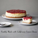 Andy Anand Gluten Free Strawberry Cheesecake 9" - Melt - in - Your - Mouth Cheesecake (3.4 lbs) - Andyanand