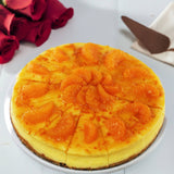 Andy Anand Indulgent Sugar Free Orange Cheesecake - Cheese and Cake: Perfect Duo (2 lbs) - Andyanand