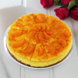 Andy Anand Indulgent Sugar Free Orange Cheesecake - Cheese and Cake: Perfect Duo (2 lbs) - Andyanand