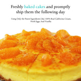 Andy Anand Indulgent Sugar Free Orange Cheesecake - Cheese and Cake: Perfect Duo (2 lbs) - Andyanand