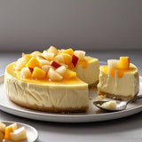 Andy Anand Indulgent Sugar Free Tropical Fruit Cheesecake - Real Fruits & Fresh Cream, Appetizing Best Cheese Cake For Celebrations & Dessert Lovers (2 lbs) - Andyanand