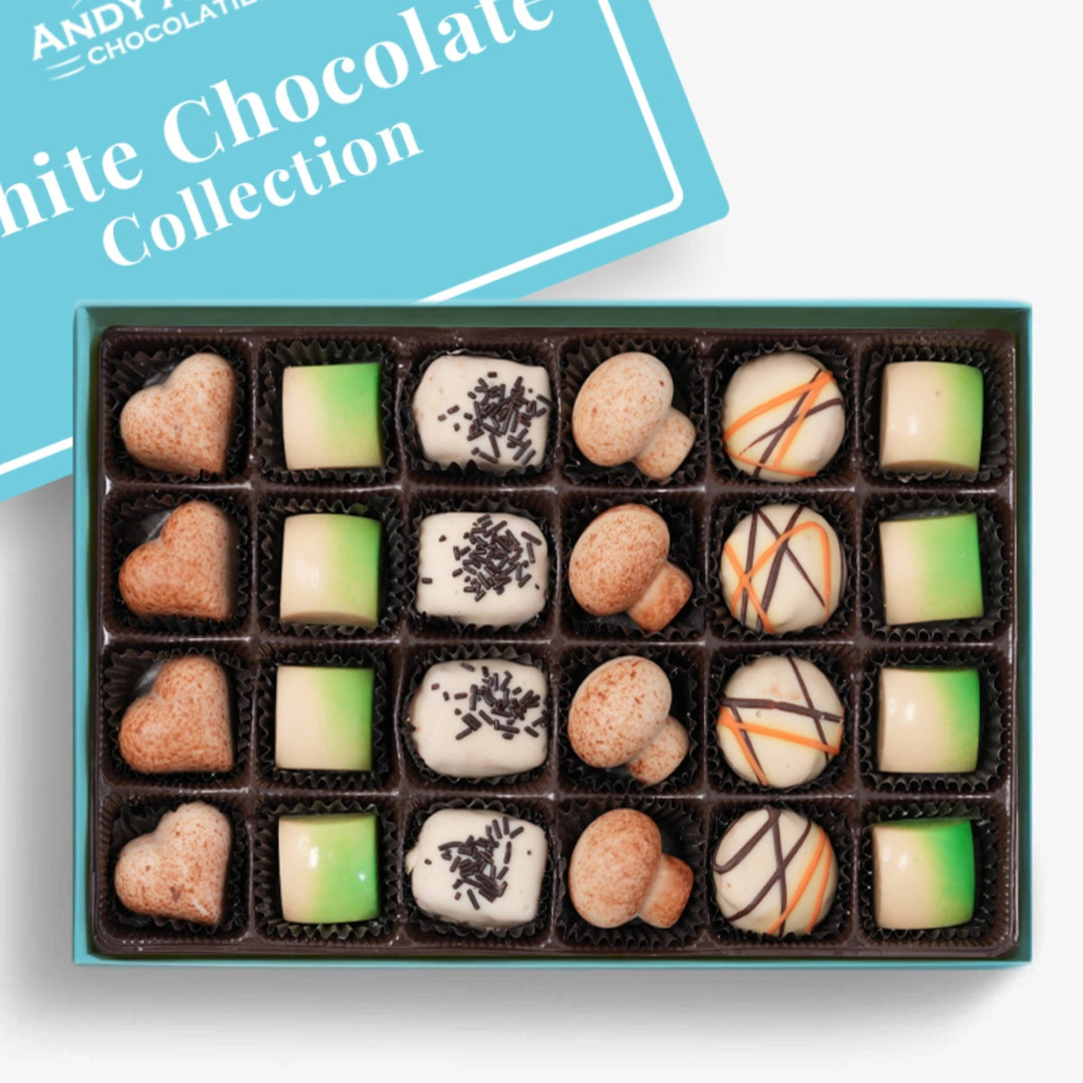 Z - Andy Anand Luxury Belgian White Chocolate Truffles with Delectable Ganache - 16 Pcs — image 2