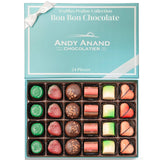 Andy Anand Luxury Bon Bon Chocolate Truffles Praline Collection (24 Pieces) Flown from Belgium - Andyanand