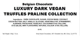 Andy Anand Luxury Vegan Dark Chocolate Gluten Free Truffles Praline Collection - 24 Pcs, Truffles Gift Box for Holiday Parties, Christmas, Birthday, Valentines Day - Andyanand