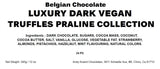 Andy Anand Luxury Vegan Dark Chocolate Gluten Free Truffles Praline Collection - 24 Pcs, Truffles Gift Box for Holiday Parties, Christmas, Birthday, Valentines Day - Andyanand