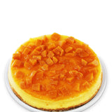 Andy Anand Peach Cheesecake 9" - Baked Fresh Daily - Amazing - Delicious - Decadent (2 lbs) - Andyanand