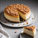 Andy Anand Peanut Cheesecake with Crunchy Bits of Peanuts, 9" - Freshly Baked Quality Cheese Cakes - Order Online Now! (2 lbs) - Andyanand