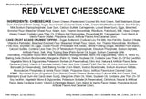 Andy Anand Red Velvet Cheesecake 9" Fresh Made, Amazing-Delicious-Decadent (2 lbs) - Andyanand