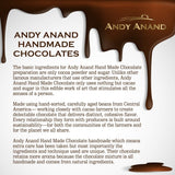 Andy Anand Roasted Almond Soft Nougat Brittle, Hazelnut, White Chocolate & Dark Chocolate 10 bite-sized - 7 oz - Andyanand