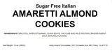 Andy Anand Sugar Free 20 pcs Italian Amaretti Almond Cookies 4 flavors - Andyanand