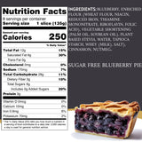 Andy Anand Sugar Free Blueberry Pie (2.9 lbs) - Enjoy the amazing taste of a classic Blueberry Pie without the sugar! - Andyanand