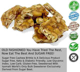 Andy Anand Sugar Free Cashew Brittle - 7 Oz Decadent Treats to Satisfy Your Cravings - Andyanand