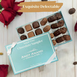 Andy Anand Sugar Free Chocolate Sampler of Finest Caramels, English Toffees & Clusters 1 lbs - Andyanand