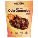 Andy Anand Sugar Free Cola Gummies: Explosively Fruity, Unbelievably Sugar Free 38 pcs, Gluten Free, Made in Europe (7 oz) - Andyanand