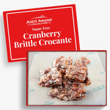 Andy Anand Sugar - Free Cranberry Brittle Crocante (7 oz) - Naturally Sweetened with Isomalt from Beet, Non - GMO - Andyanand