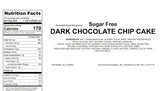 Andy Anand Sugar Free Dark Chocolate Chip Cake - Divine Cake Delight (2.8 lbs) - Andyanand