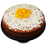 Andy Anand Sugar Free Dunked Mango Coconut Cake (2.5 lbs) - Enjoy the amazing taste of a classic Mango Coconut cake without the sugar! Dunked in Fresh Mango Puree - Andyanand