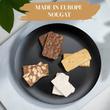 Andy Anand Sugar Free European Almond Chocolate Nougat Brittle Assorted Bite Sized 8 Pcs - Andyanand