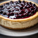 Andy Anand Sugar Free & Gluten Free Blueberry Cheesecake 9" - Decadent Taste in Every Slice, Best Cheese Cake For Christmas Celebrations & Dessert Lovers (2.8 lbs) - Andyanand