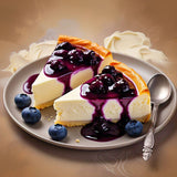 Andy Anand Sugar Free & Gluten Free Blueberry Cheesecake 9" - Decadent Taste in Every Slice, Best Cheese Cake For Christmas Celebrations & Dessert Lovers (2.8 lbs) - Andyanand