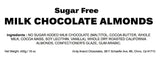 Andy Anand Sugar Free Milk Chocolate California Almonds, Delectable & Delicious Gift Boxed (1 lbs) - Andyanand