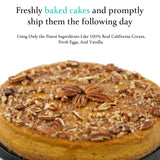 Andy Anand Sugar-Free Pumpkin Pecan Cheesecake: Luxurious No Chemicals or Preservatives (2.4 lbs) - Andyanand