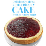 Andy Anand Sugar Free Raspberry Cake, Baked Fresh, Indulge Guilt - Free & Utterly Divine! (2 lb) - Andyanand