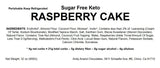 Andy Anand Sugar Free Raspberry Cake, Baked Fresh, Indulge Guilt - Free & Utterly Divine! (2 lb) - Andyanand