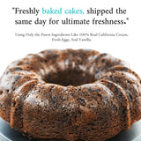 Andy Anand Triple Chocolate Truffle Rum Raisin Cake, hand glazed with 18 years old Rum (2.2 lbs) - Andyanand