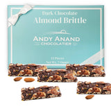 Andy Anand's 15 Pc Deliciously Divine Dark Chocolate Almond Brittle Crocante, Flown from Italy - Irresistible Taste - 7 Oz - Andyanand