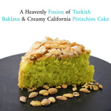 Andy Anand's Exquisite Baklava Pistachios Cake: A Heavenly Fusion of Turkish Baklava & Creamy California Pistachios cake (9 - inch, 2.8 lbs) - Andyanand