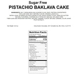 A delectable sugar-free pistachio baklava cake from the renowned Andy Anand Chocolates, featuring a creamy California pistachios filling and authentic Turkish baklava pieces for a heavenly fusion of flavors. Andy Anand Chocolates, All Products,Products,Sugar Free Cake