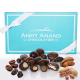 Andy Anand's Milk & Dark Chocolate Sugar Free Bridge Mix of Almonds, Coffee, Raisins, Peanuts 1 lbs "Indulge in Pure Delight!" - Andyanand