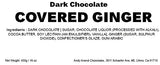 Andy Anand’s Premium California Ginger Dark Chocolates 1 lbs - Indulge in Pure Delight! - Andyanand