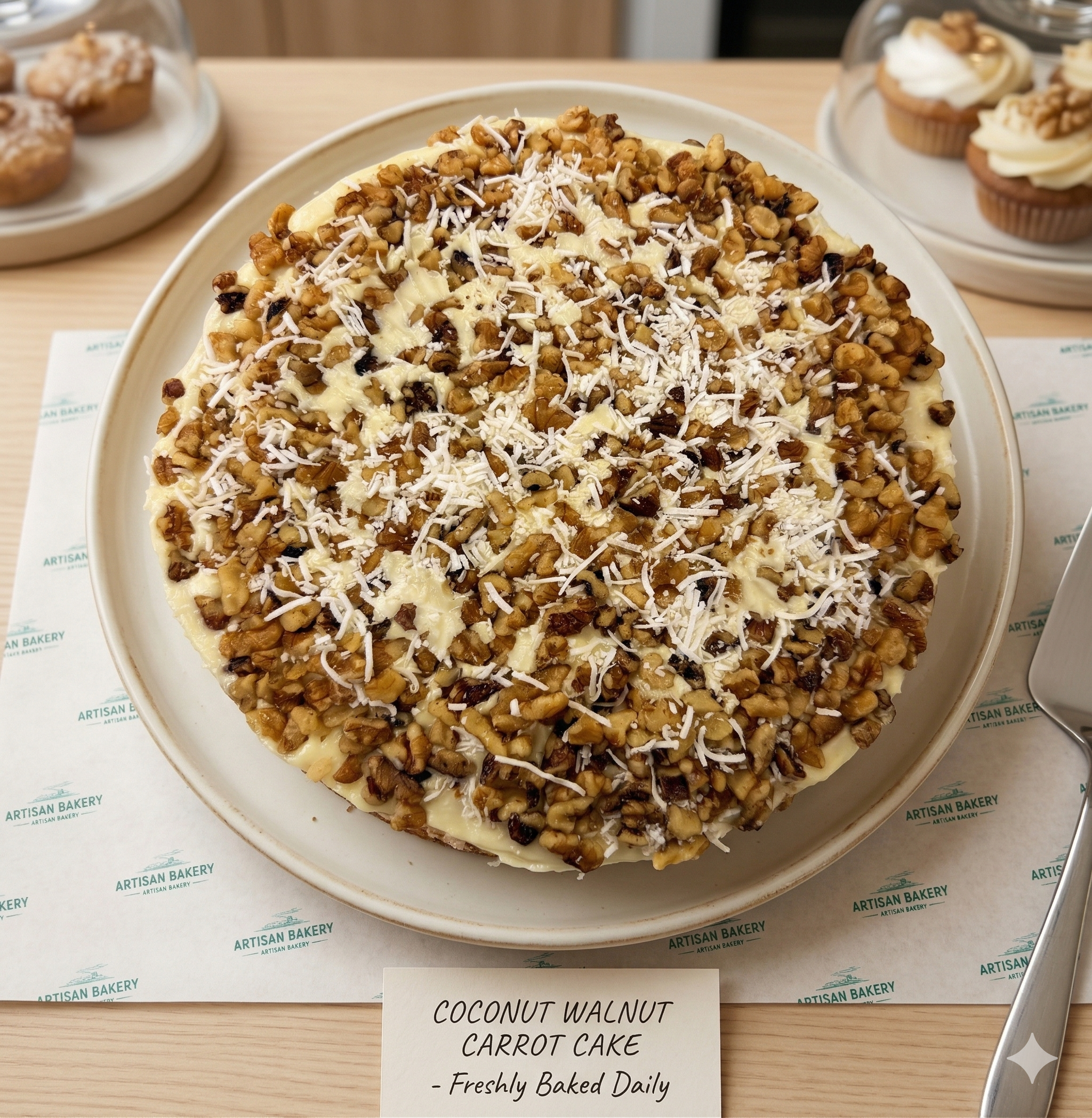 Andy Anand Pastel de zanahoria sin azúcar - 3.2 lbs