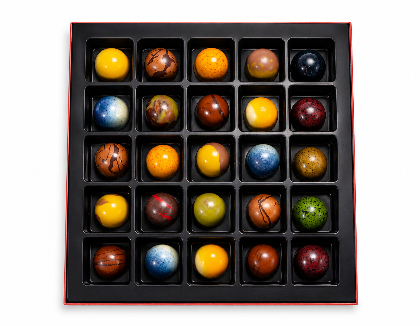 Andy Anand Monet Chocolate Bonbons Gift Box (25 pc, 6.52 oz) | Gluten-Free Truffles & Pralines | Local SoCal Chocolatier — image 2