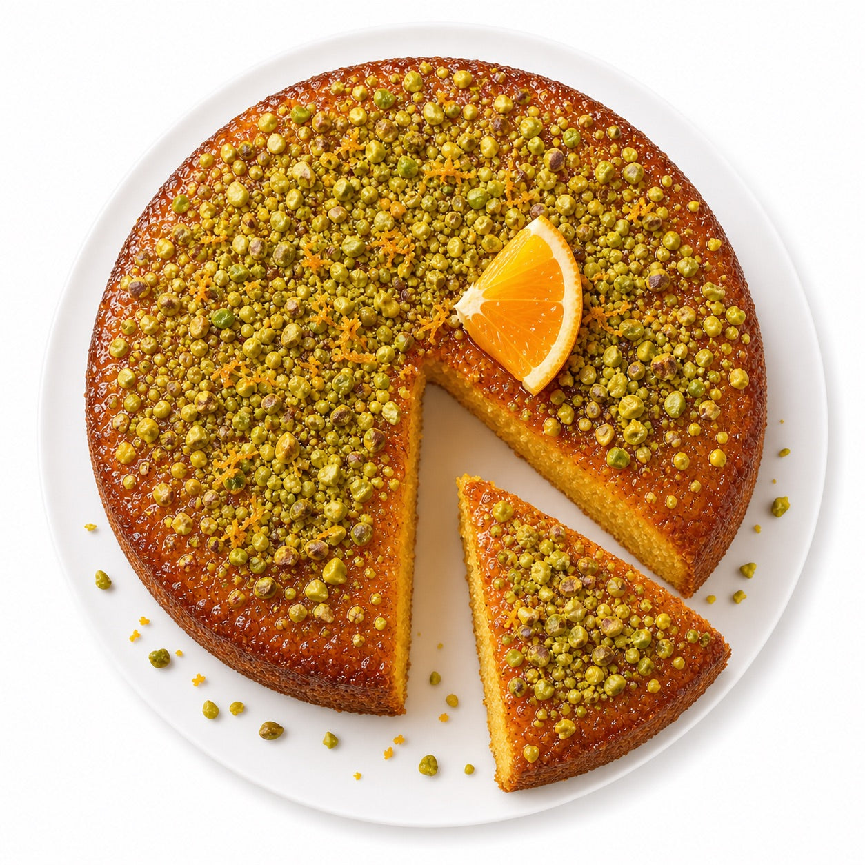 Gâteau à l'orange sans sucre délicieusement gourmand d'Andy Anand - Goût irrésistible sans sucre ajouté - Dessert de boulangerie parfait pour les diabétiques (2 lb)