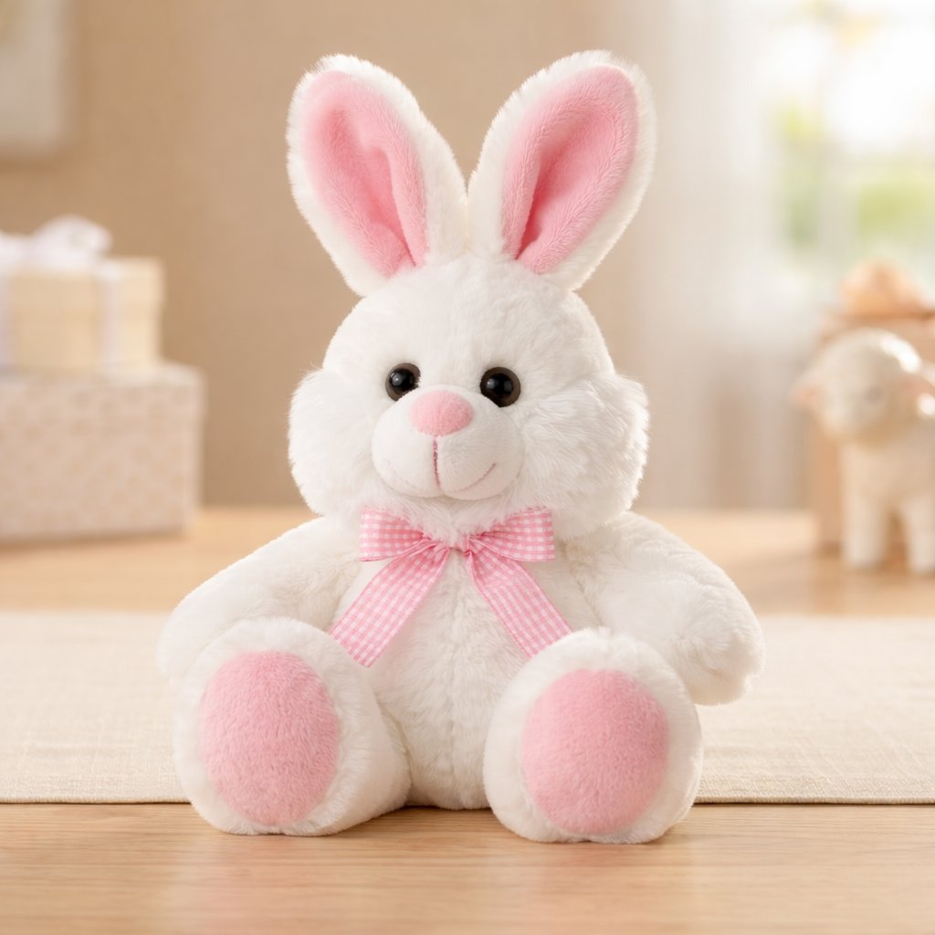 Andy Anand Chocolates Toys & Games > Stuffed Animals & Plush Toys Andy Anand Premium Pink Plush Rabbit Bunny, 13-Inch – Adorable Bakery Gift Add-On for Birthdays, Easter, Valentine's Day & Baby Showers Premium Pink Plush Rabbit Bunny 13 in | Gift Add-On