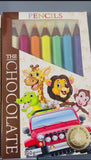 Andy Anand 7 pcs Milk Chocolate Crayon Boxes: 3-Pack Delightful Treats for Kids - 21 Pcs