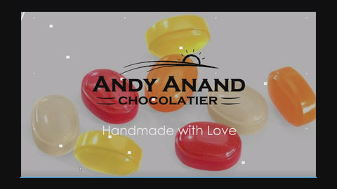 Andy Anand Bonbons au gingembre sans sucre avec 3 saveurs d'orange