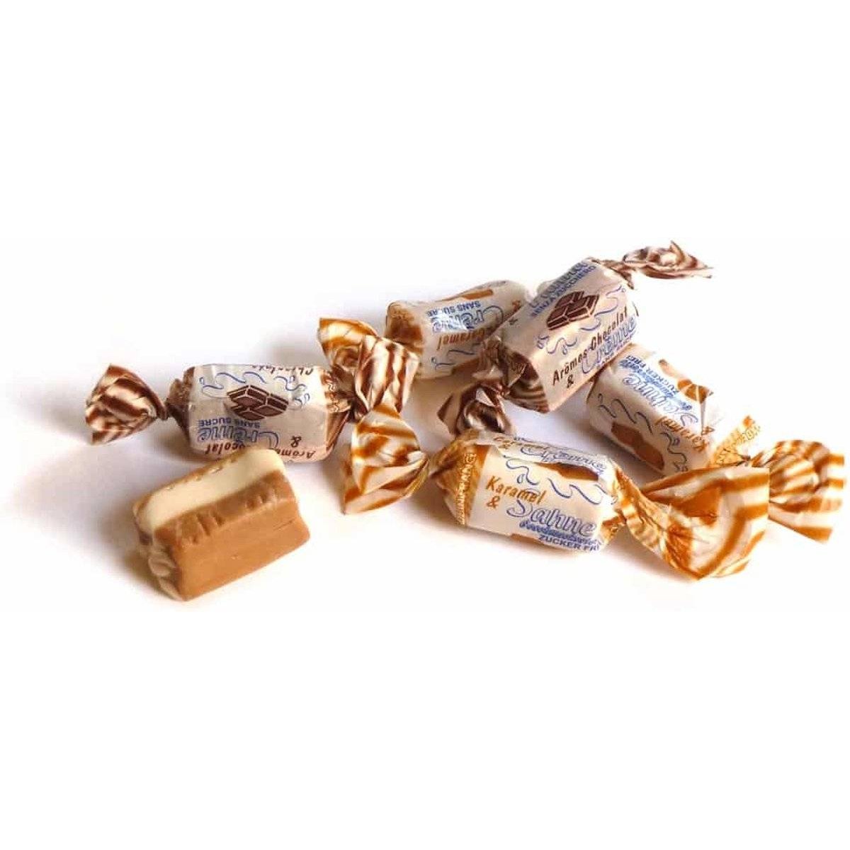 Andy Anand Chocolates Food & Beverages > Confectionery > Candy > Sugar-Free Andy Anand Sugar-Free Creamy Taffy Toffee, 33 pc, 7 oz – Caramel, Chocolate & Coffee, Gluten-Free, Made in Europe, Diabetic-Friendly Gift Sugar-Free Cream Toffees 33 pc 7 oz | Nationwide