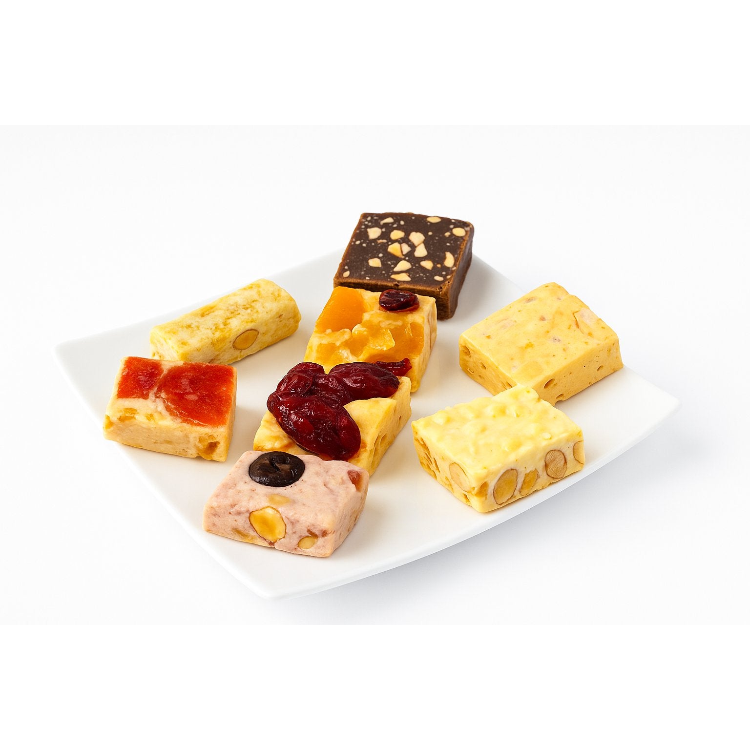 Andy Anand Chocolates Food & Beverages > Desserts & Sweets > Nougat Andy Anand Italian Almond, Pistachio, Cherry & Citrus Nougat Brittle, 22 pc, 7 oz – Gluten-Free European Turron, Birthday & Holiday Gift Box Italian Nougat Brittle 22 pc 7 oz | Nationwide