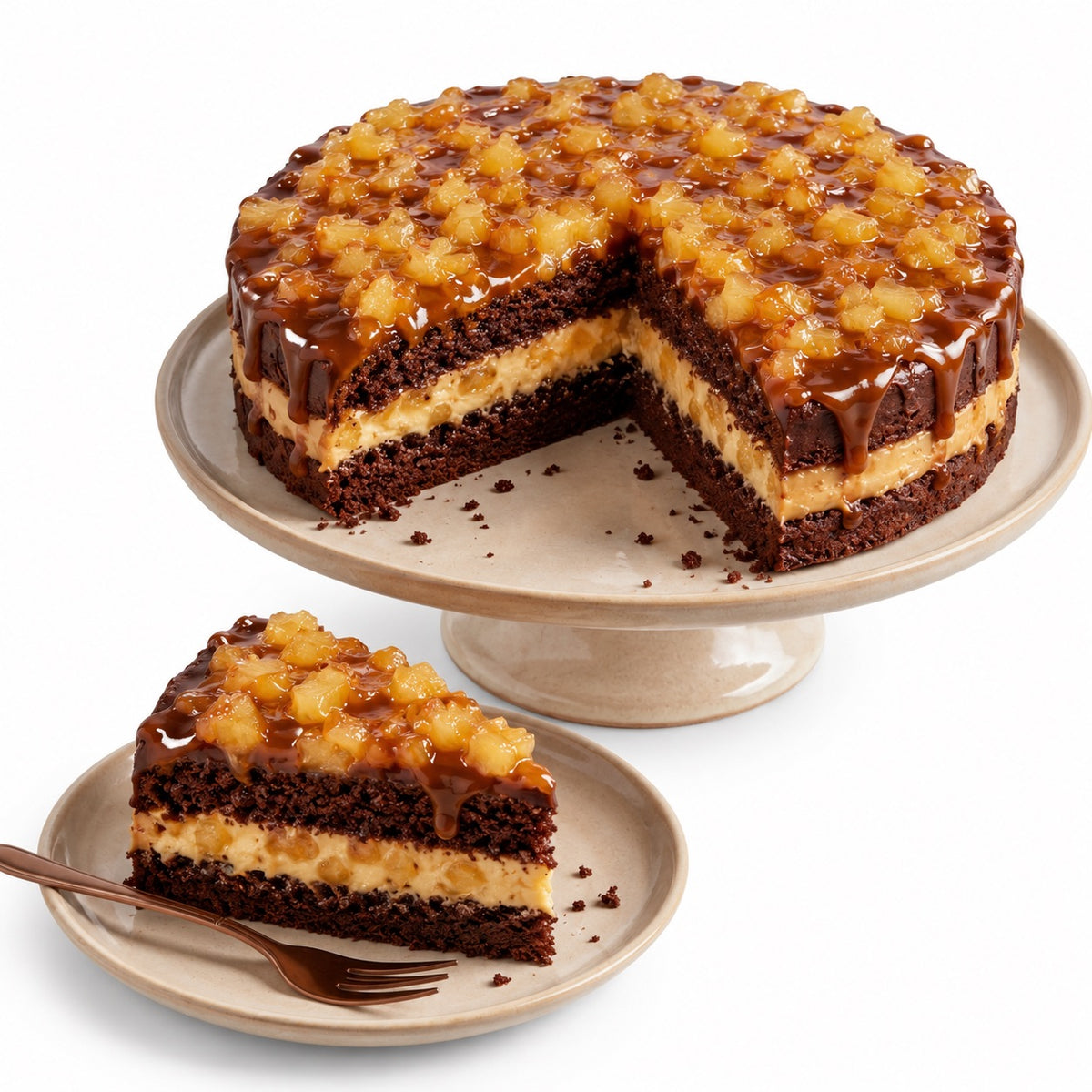 Andy Anand Pastel Dulce de Piña sin Azúcar 9" - 2.6 lbs