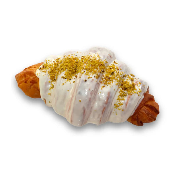 Andy Anand Sugar Free White Chocolate Pistachios Croissant 10 pcs - Hand rolled French butter Croissants