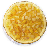 Andy Anand Freshly Baked Tropical Fruit Cheesecake 9", Pineapple, Pears & Peach - Irresistible Taste (2 lbs)
