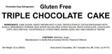Andy Anand Gluten Free Triple Chocolate Cake - Delight in Every Bite (2.6 lbs)